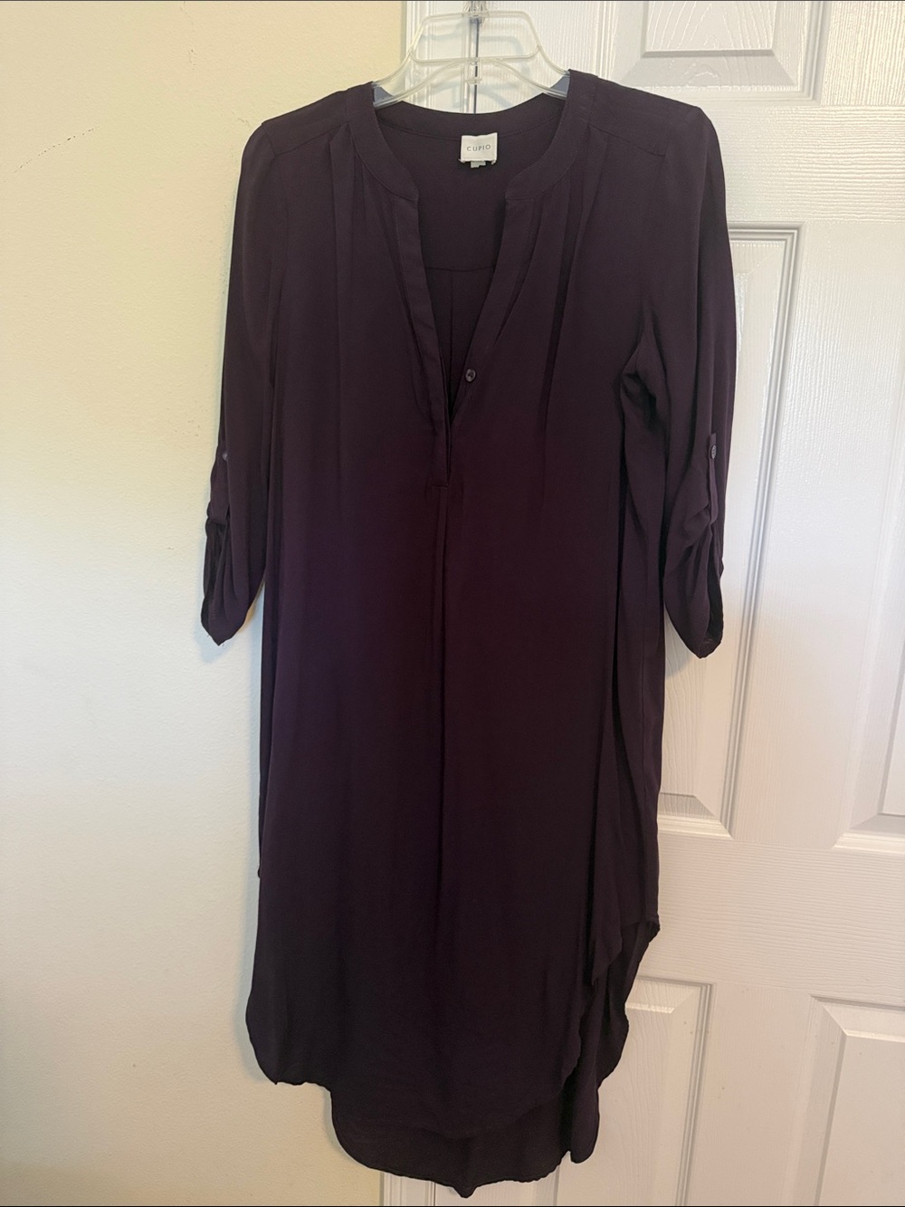 Caslon Plum High-Low Tunic Dress